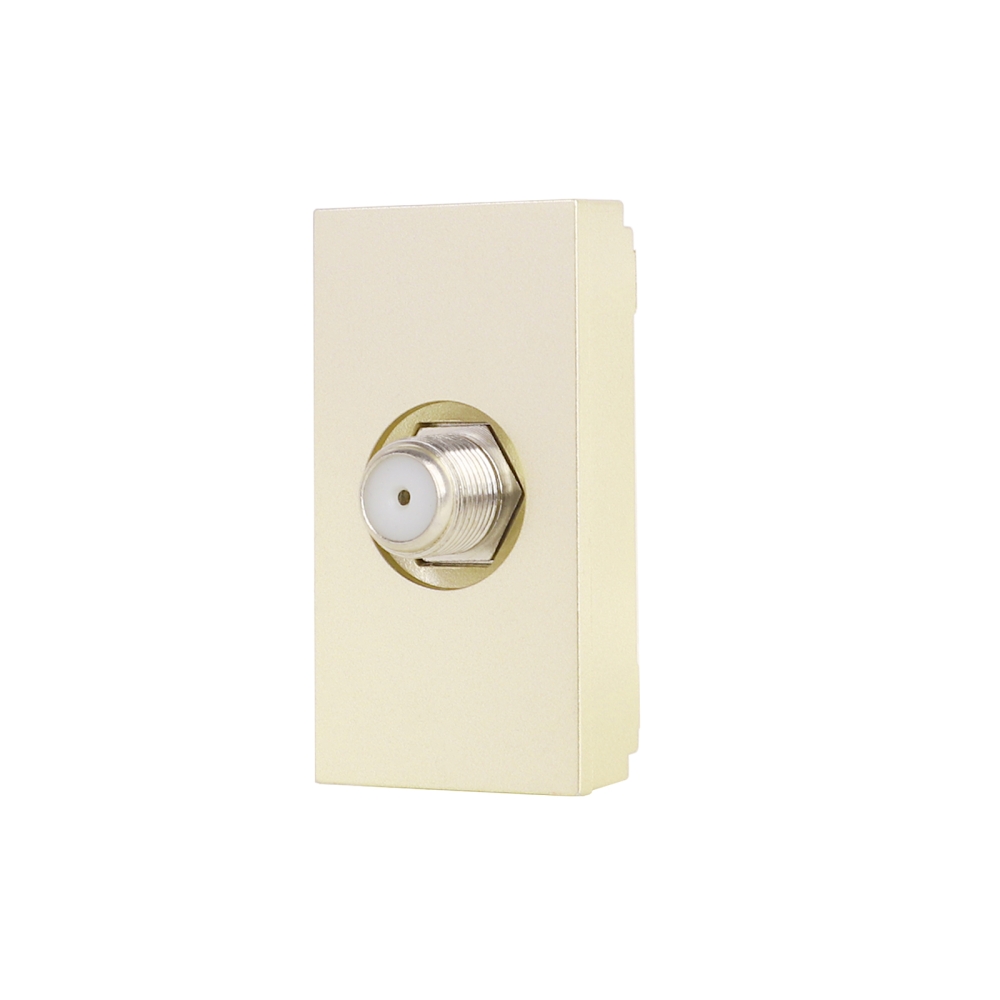 Modul Priza Satelit 1M LUXION, Standard Italian - auriu