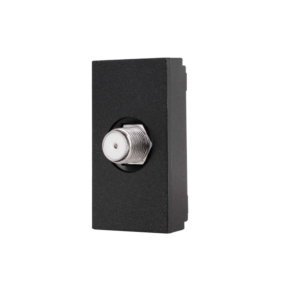 Modul Priza Satelit 1M LUXION, Standard Italian - negru