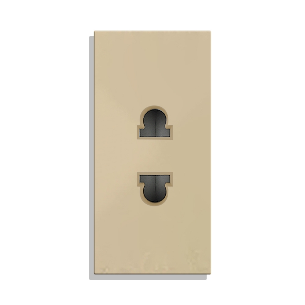Modul Priza Simpla Ingusta LUXION - auriu