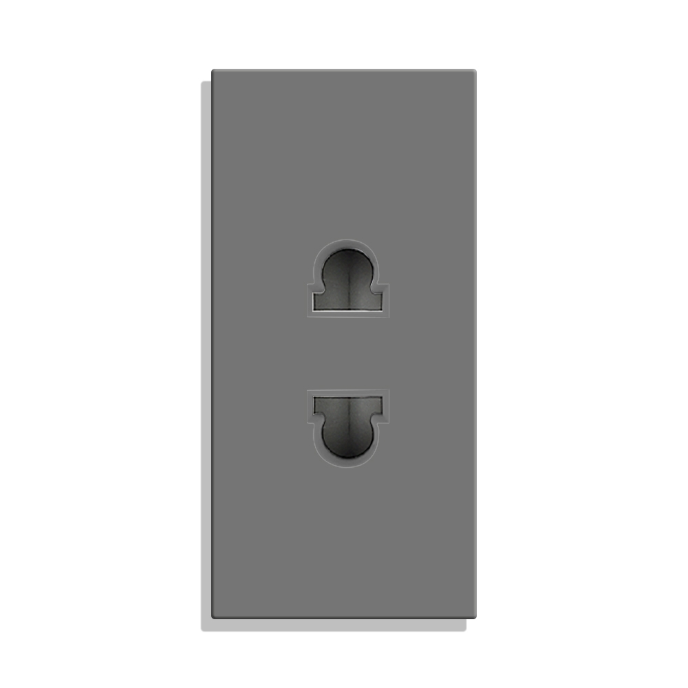 Modul Priza Simpla Ingusta LUXION - gri