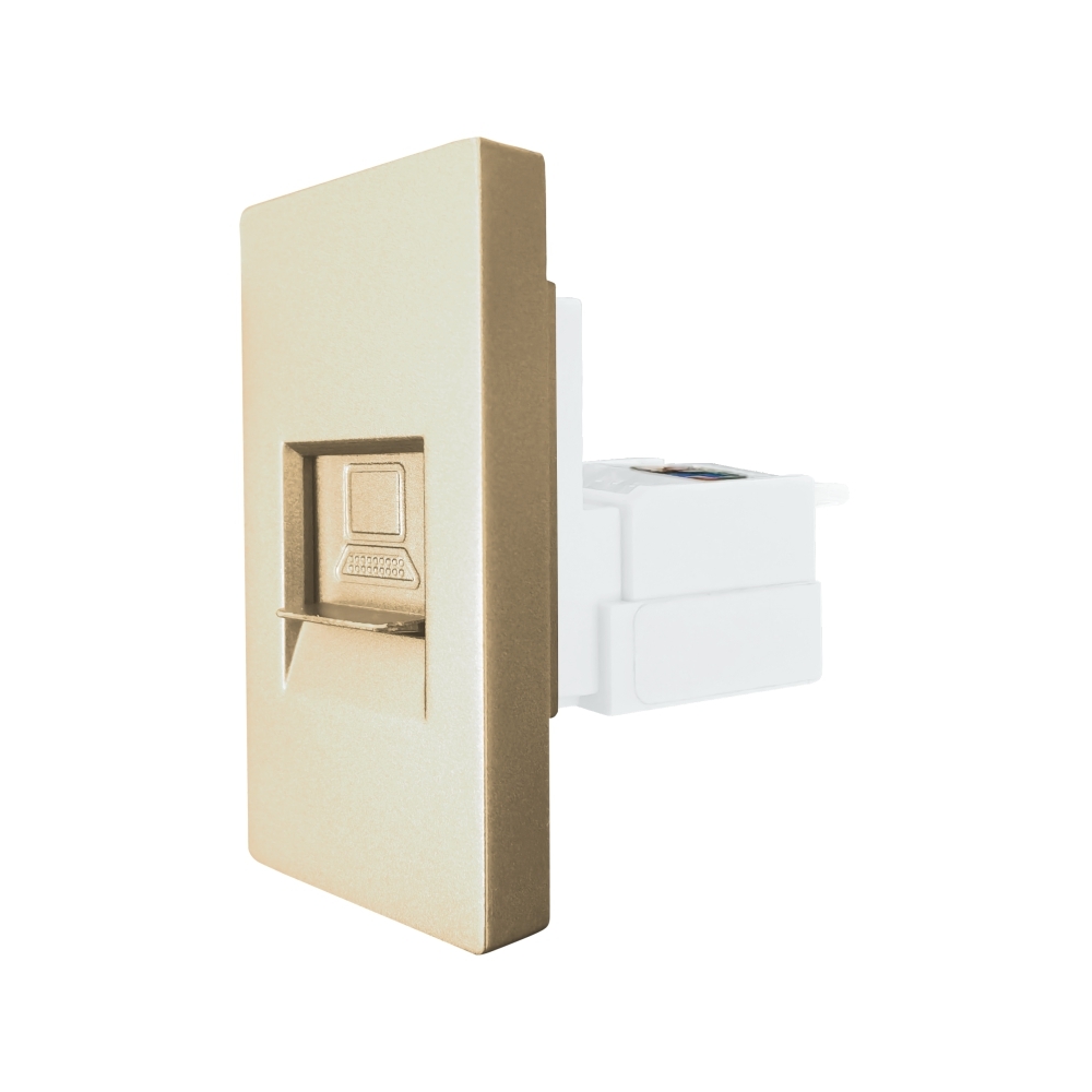 Modul Priza Telefon 1M LUXION - auriu