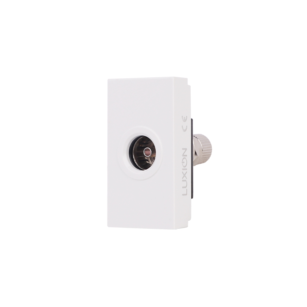 Modul Priza TV 1M LUXION, Standard Italian - alb