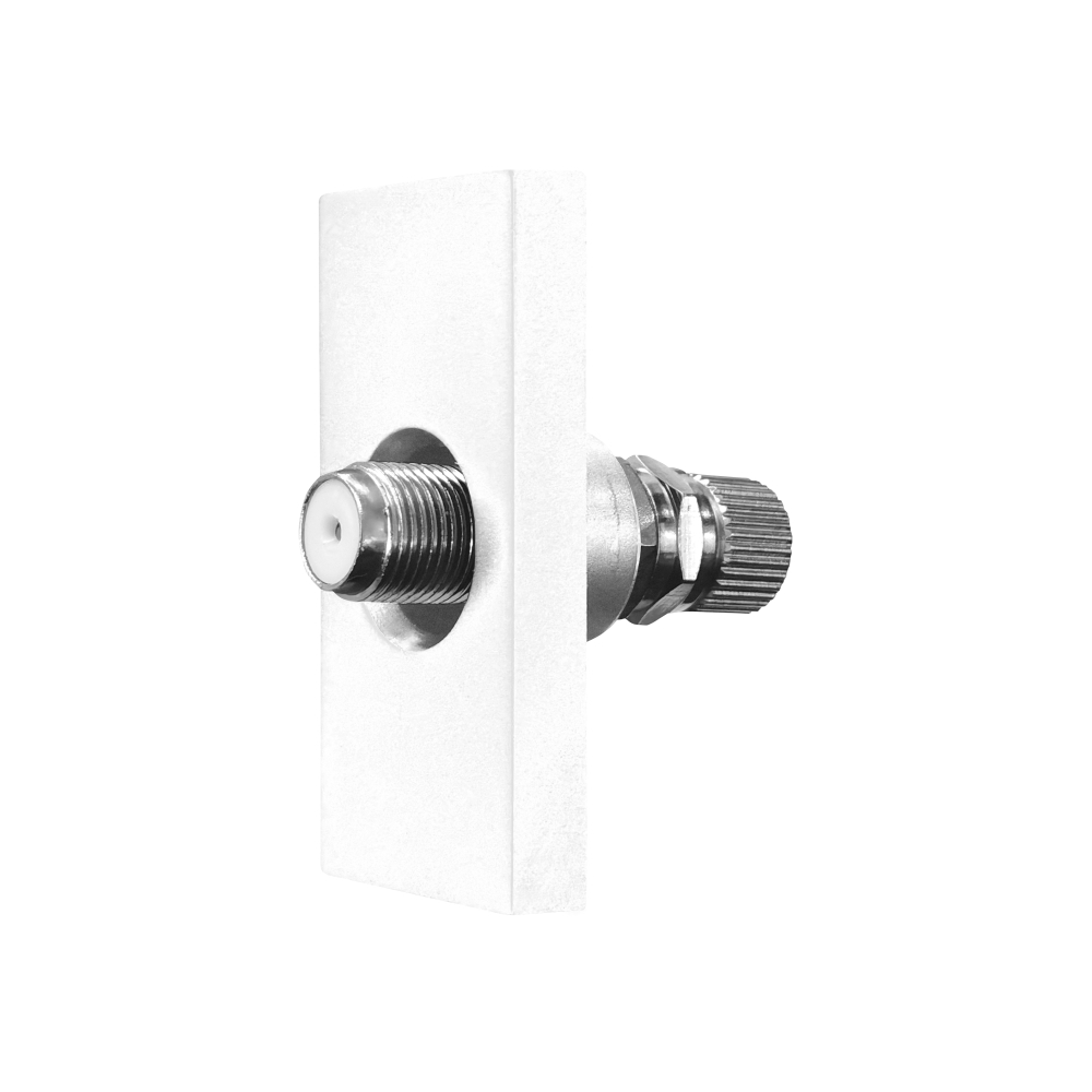 Modul Priza TV Satelit 1M LUXION - alb