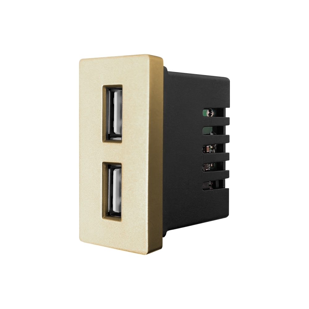 Modul Priza USB 2.4A 5V LUXION - auriu