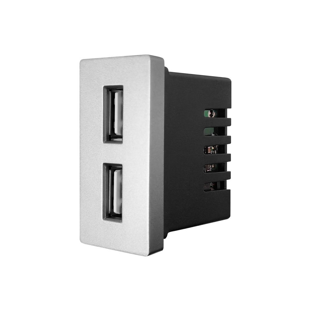 Modul Priza USB 2.4A 5V LUXION - gri