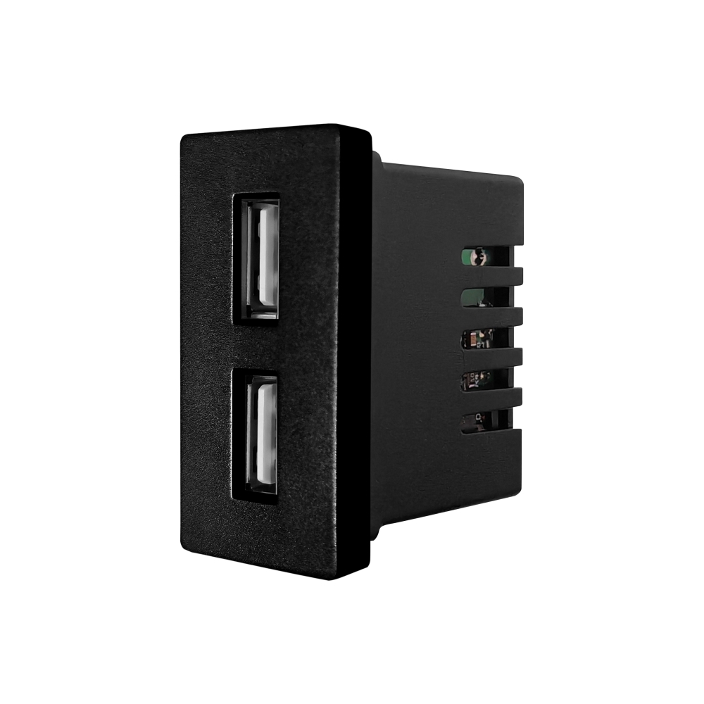 Modul Priza USB 2.4A 5V LUXION - negru