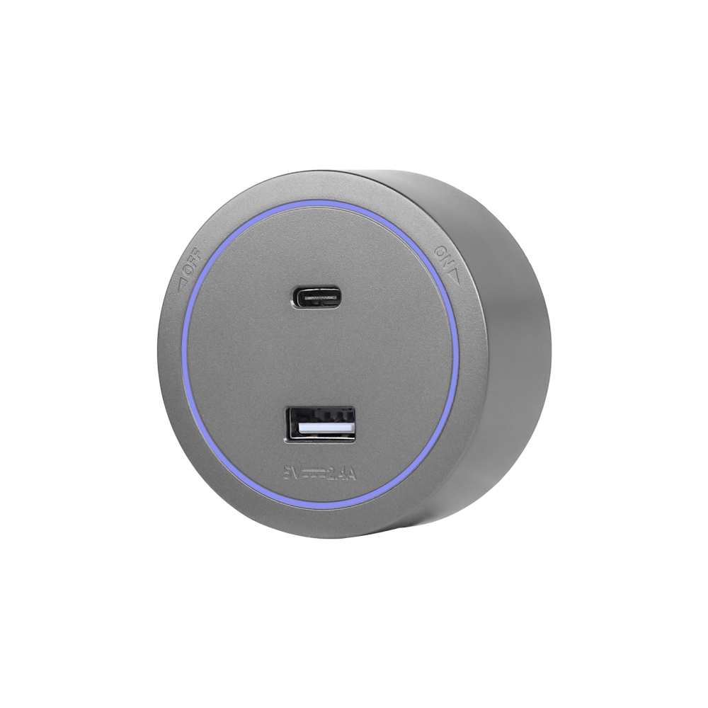 Modul Priza USB A+C 20W Pentru Sina LUXION - gri