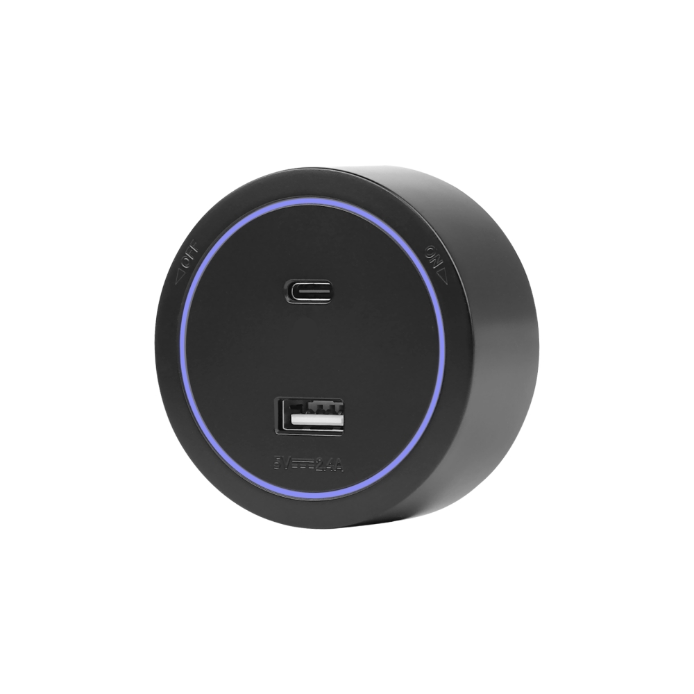 Modul Priza USB A+C 20W Pentru Sina LUXION - negru