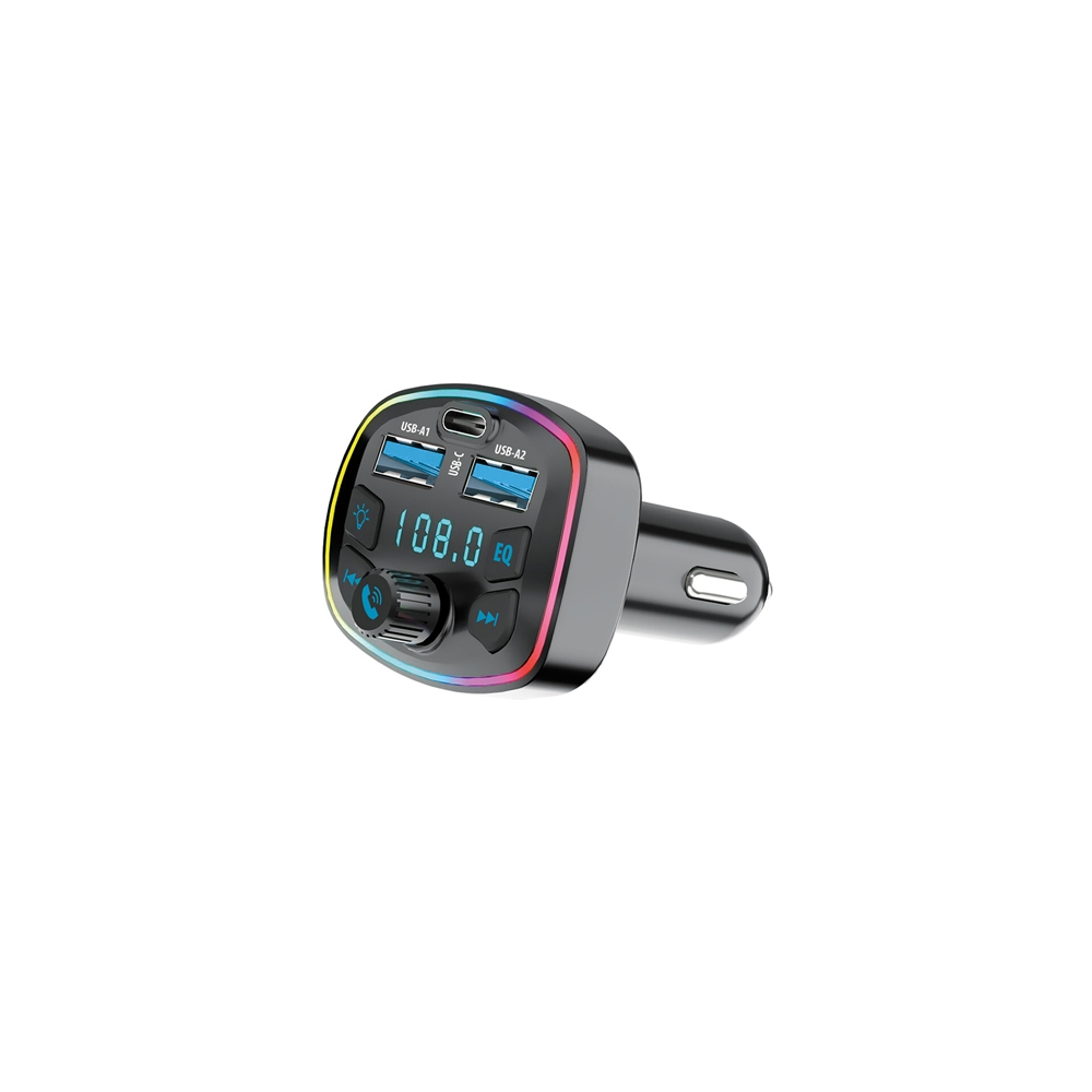 MODULATOR FM CU BLUETOOTH CU 2XUSB 1A - 3.1A + USB C 20W