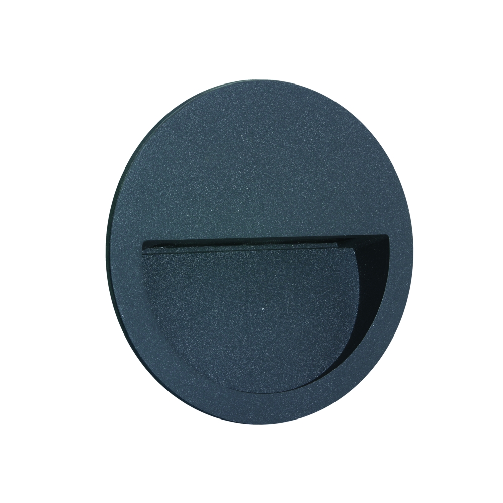 Moon R LED 3W, 3000K, 300lm, 100-240V, IP65,antracit