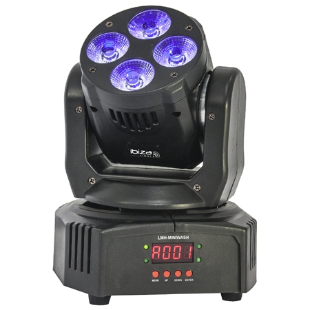 Moving head rgbw-uv 4x12w