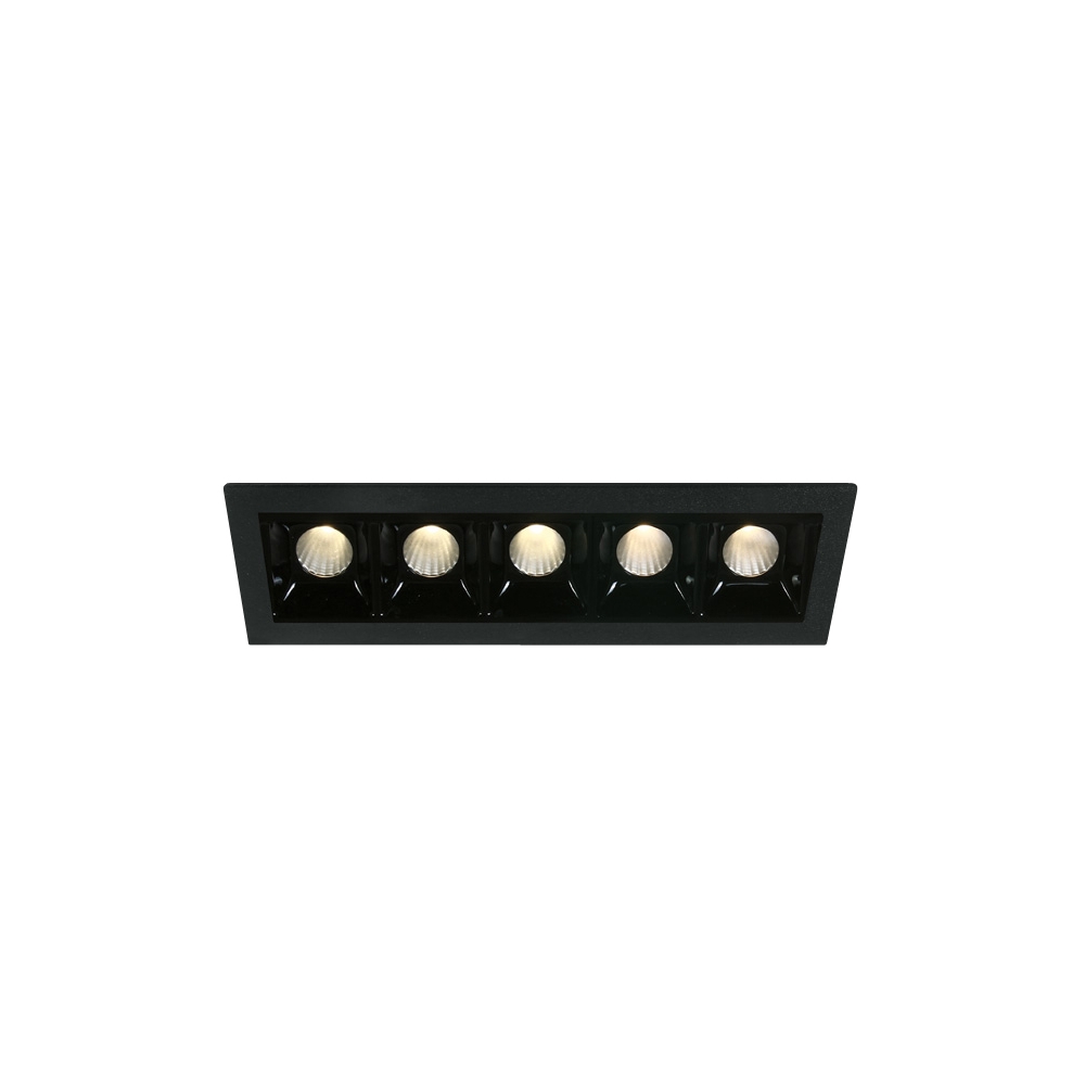 Nate LED 5x160lm 3000K 30&deg; 700mA Dim IP20 negru