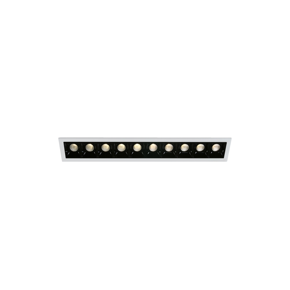 Nate LED 9x160lm 3000K 30&deg; 700mA Dim IP20 alb