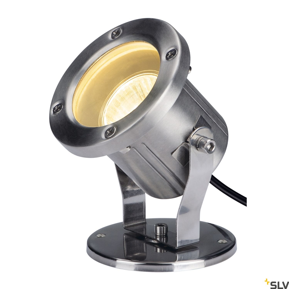 NAUTILUS, de exterior proiector, QPAR51, Inox, max. 35W