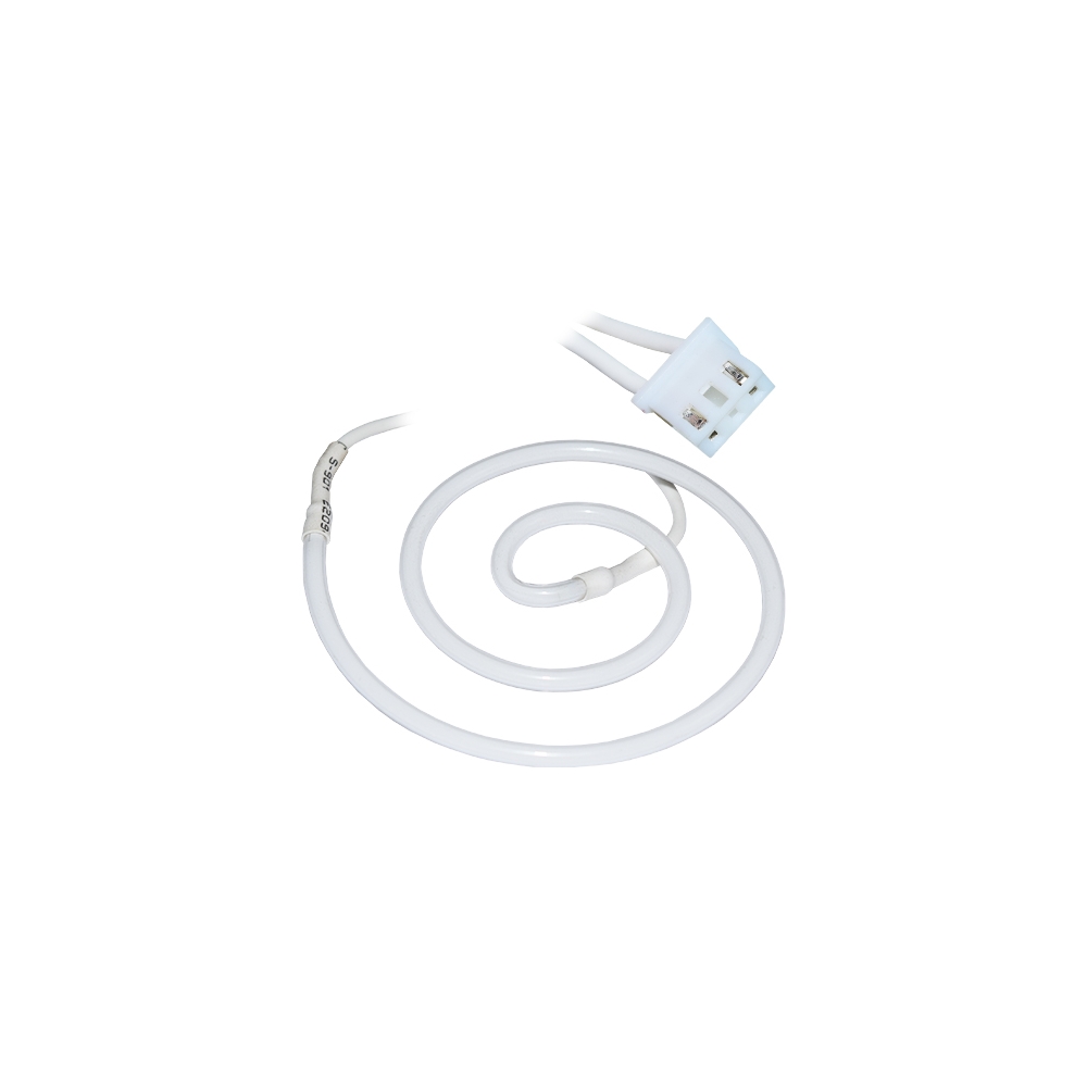 NEON SPIRALA 6CM ALB