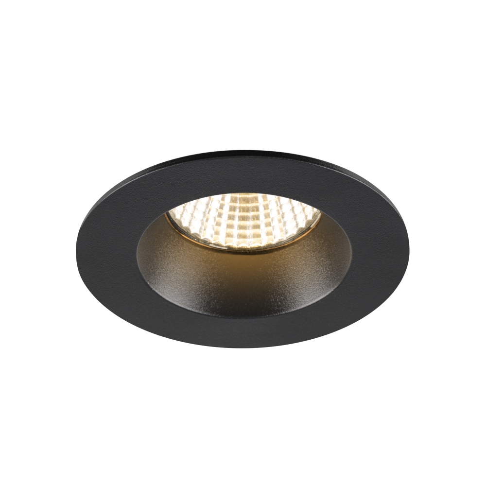 NEW TRIA 68, 3000K, 38&deg;, IP20 / IP65, rotund, negru