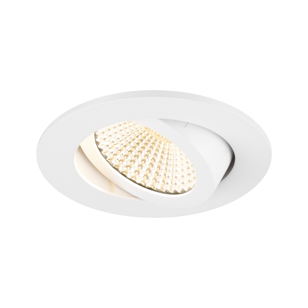 NEW TRIA 68, 3000K, 60&deg;, IP20, rotund, alb