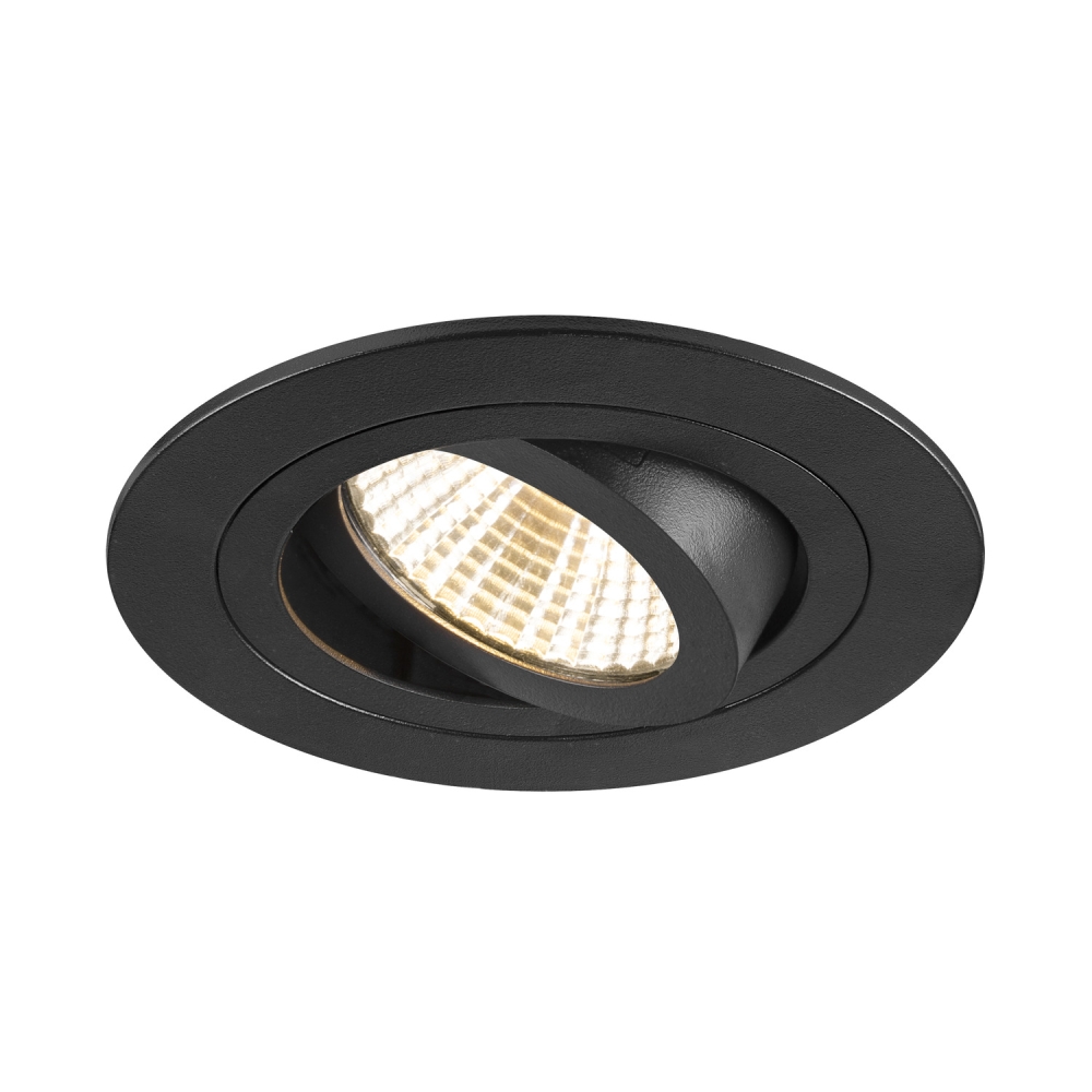NEW TRIA 75, 3000K, 38&deg;, IP20, rotund, negru