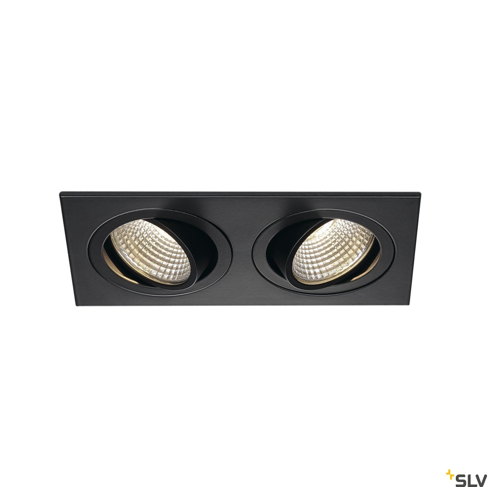 NEW TRIA2 DL SQ.Set 2x6W WWnegru3000K, 38&deg;