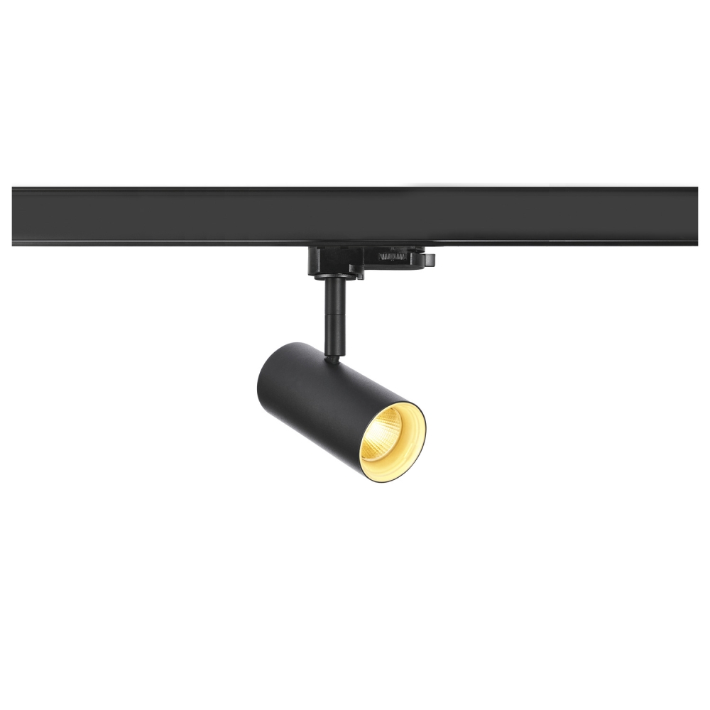 NOBLO SPOT, 3PH, rotund, 3000K, 6,2 W, TRIAC C, 32&deg;, negru
