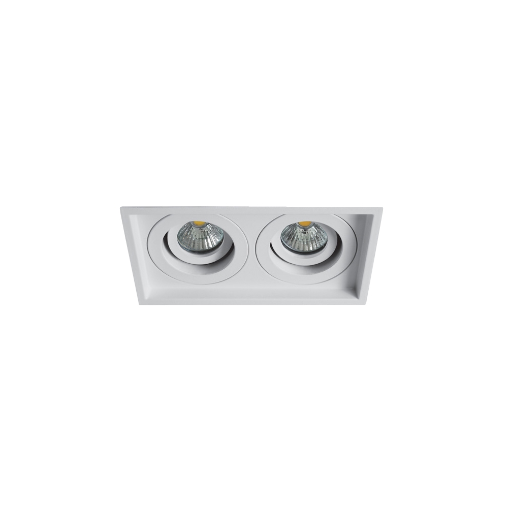 Noel-S/A2 2x50W GU10 MR16, 100-240V, IP20, alb