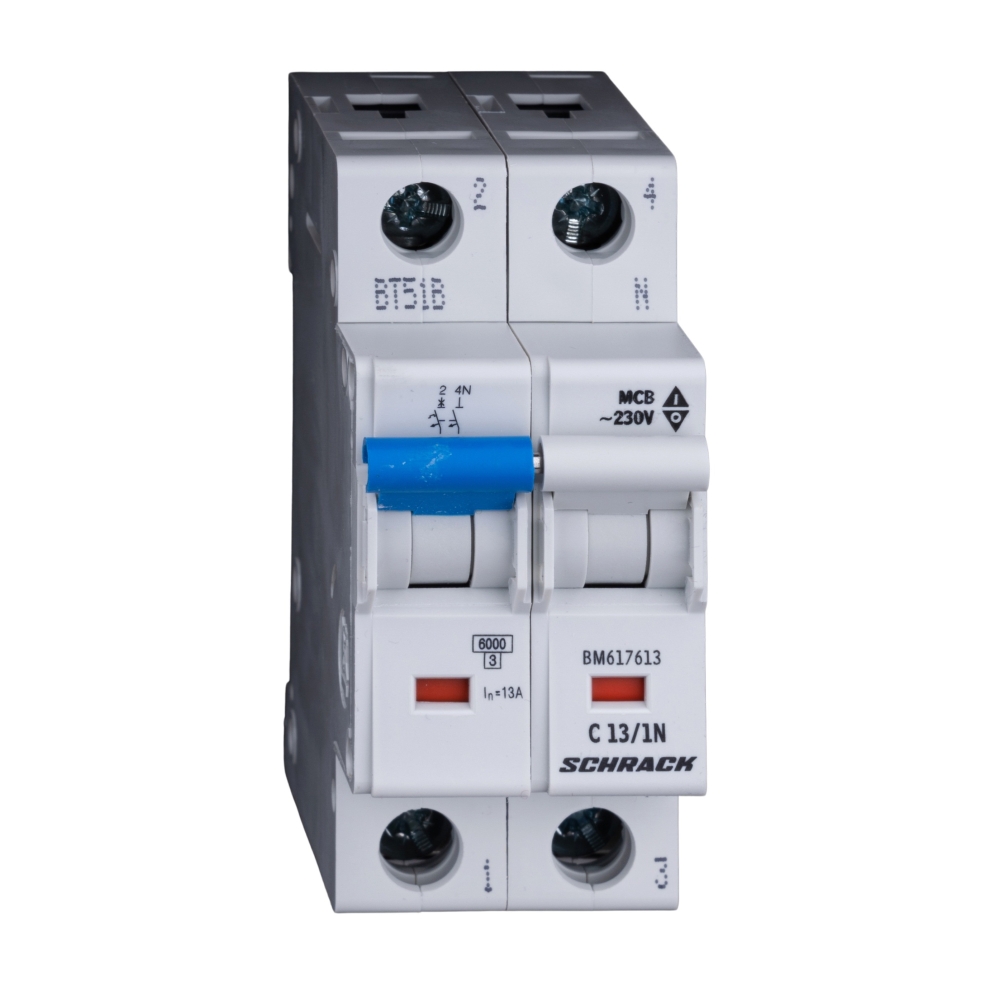 &Icirc;ntreruptor automat C13/1+N 6kA