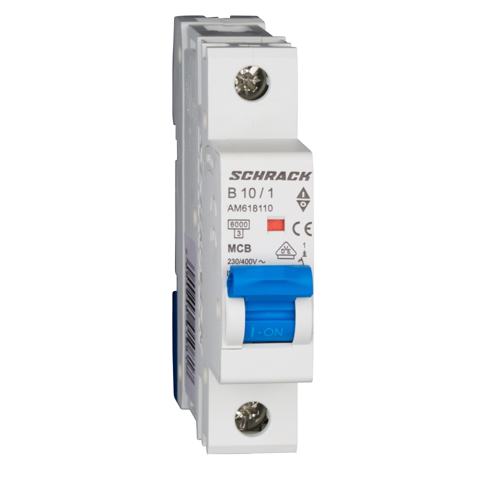 &Icirc;ntreruptor automat modular (MCB) AMPARO 6kA, B 10A, 1-pol