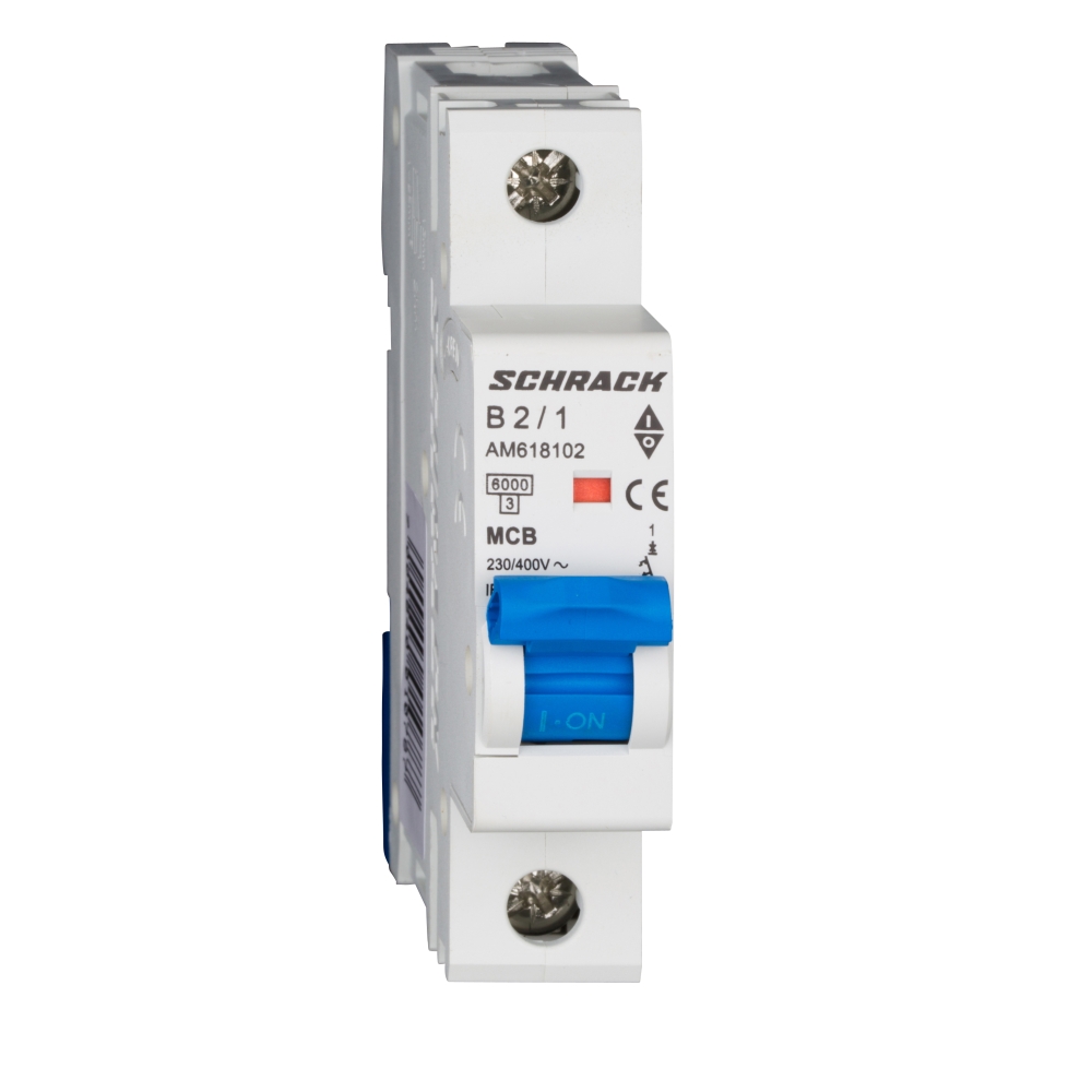 &Icirc;ntreruptor automat modular (MCB) AMPARO 6kA, B 2A, 1-pol