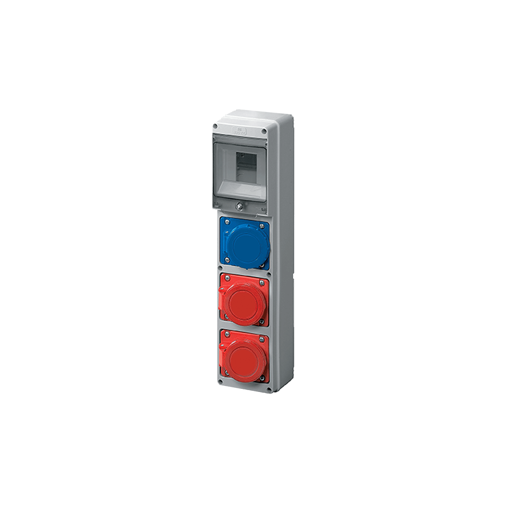 ORGANIZATOR INDUSTRIAL 1X16A+1X32A-1P+N+E, 1X16A-3P+N+E IP44
