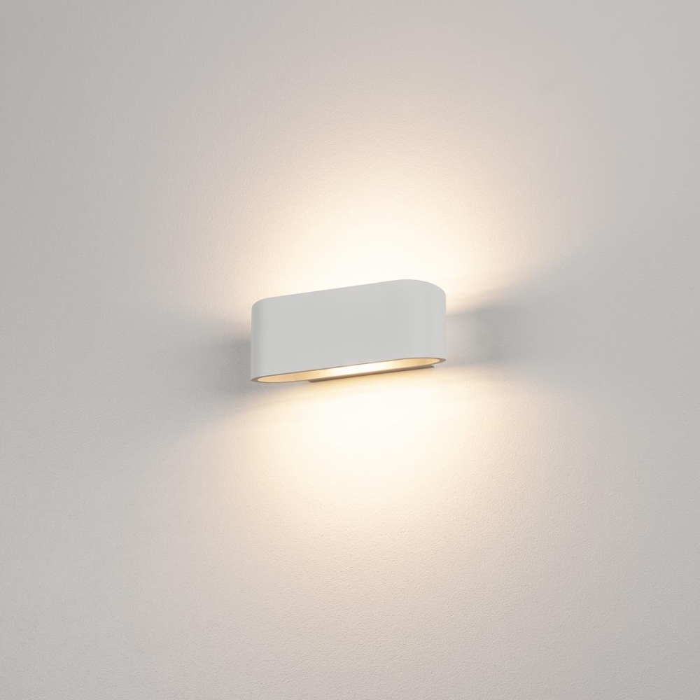 OSSA R7s lampă de perete, oval, alb, R7s 78mm, max. 100W