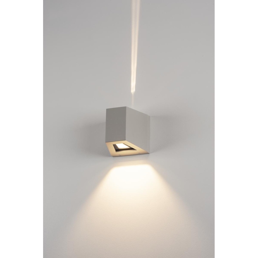 OUT spot LED de perete, argintiu