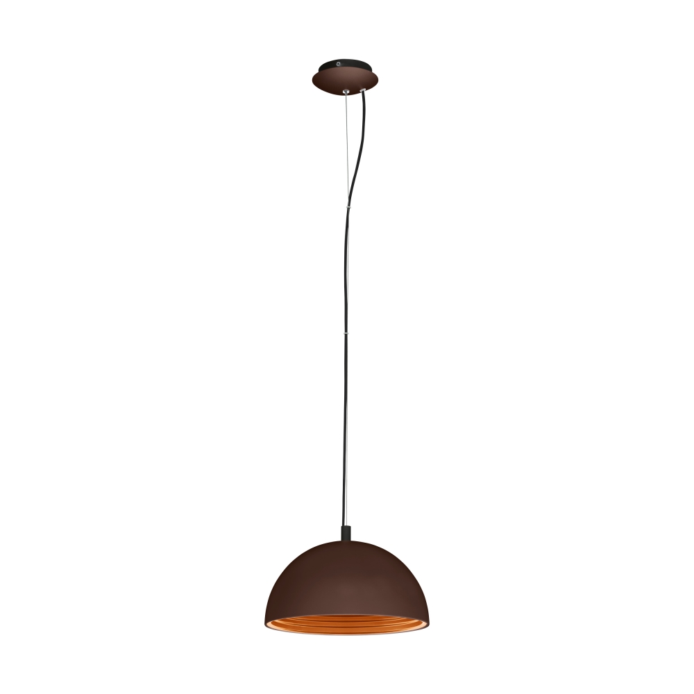Panderas Pendant luminaire &Oslash;300 60W schokobr./copperIP20