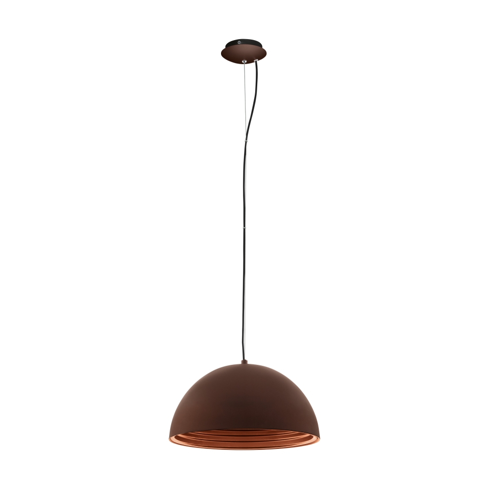 Panderas Pendant luminaire &Oslash;350 60W schokobr./copperIP20