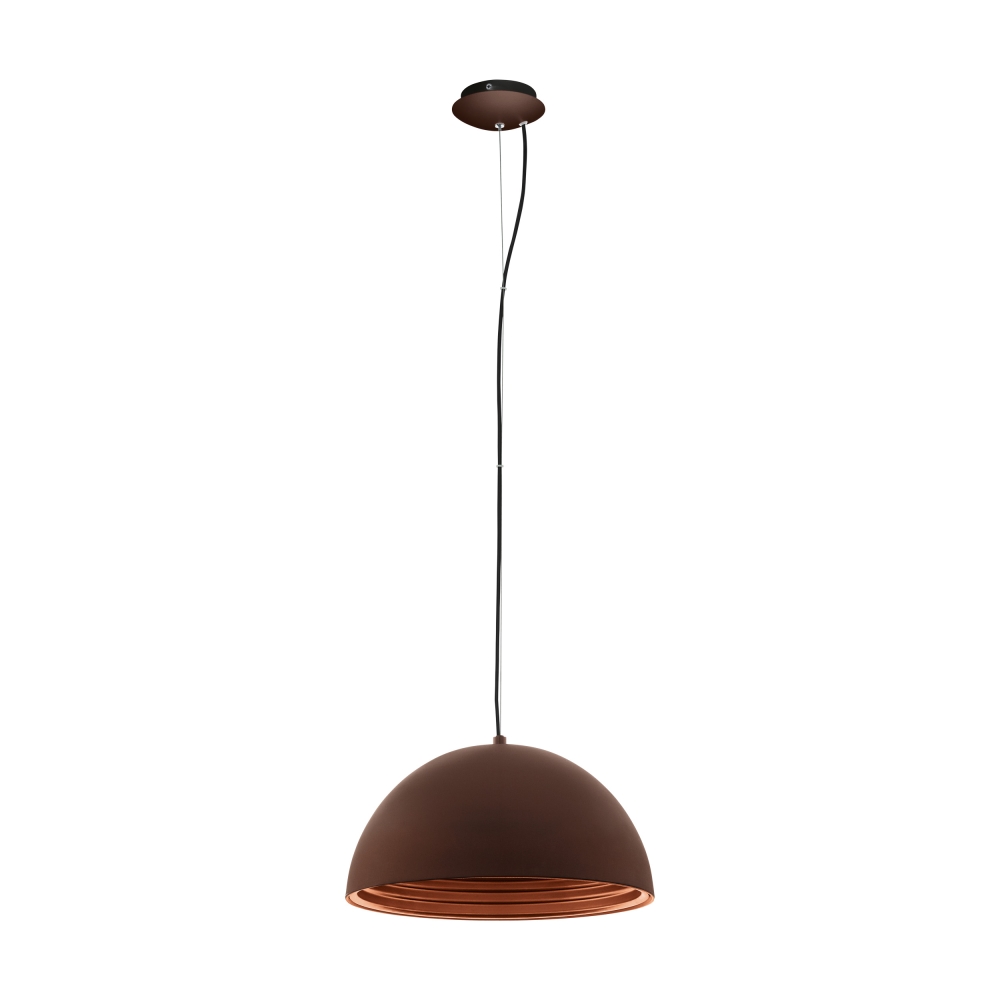 Panderas Pendant luminaire &Oslash;400 60W schokobr./copperIP20