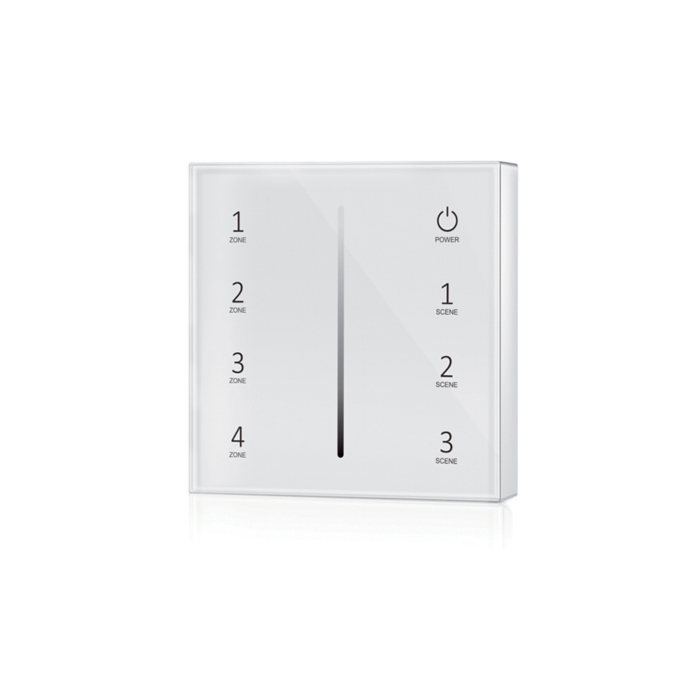 PANOU COMANDA RF TOUCH 1 CANALE, 4 ZONE