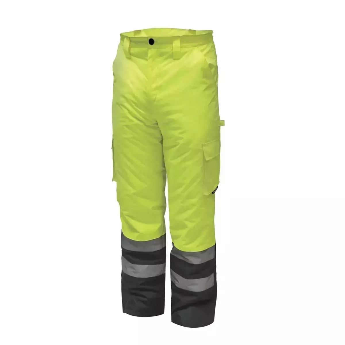 Pantaloni căptuşiti reflectorizanti &icirc;n mărime xxxl, galbeni
