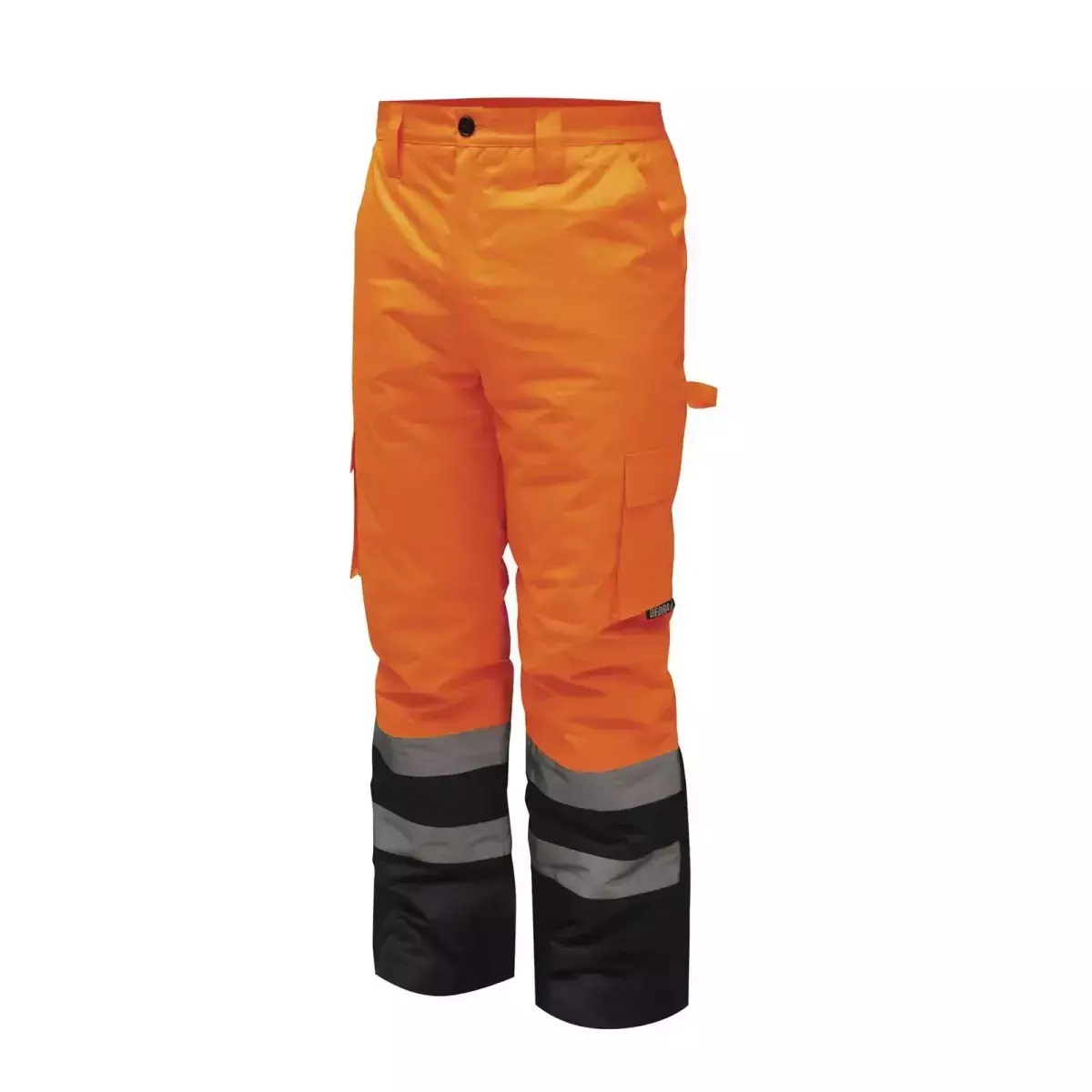 Pantaloni căptuşiti reflectorizanti &icirc;n mărime xxxl, portocaliu