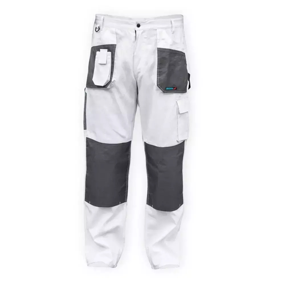 Pantaloni de protecţie mărime ld/54, alb, greutate 190g/m2