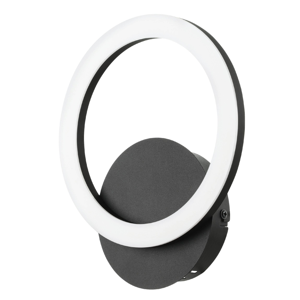 PARRAPOS-Z WL 12W 850lm tuneable white 240X200, negru/alb