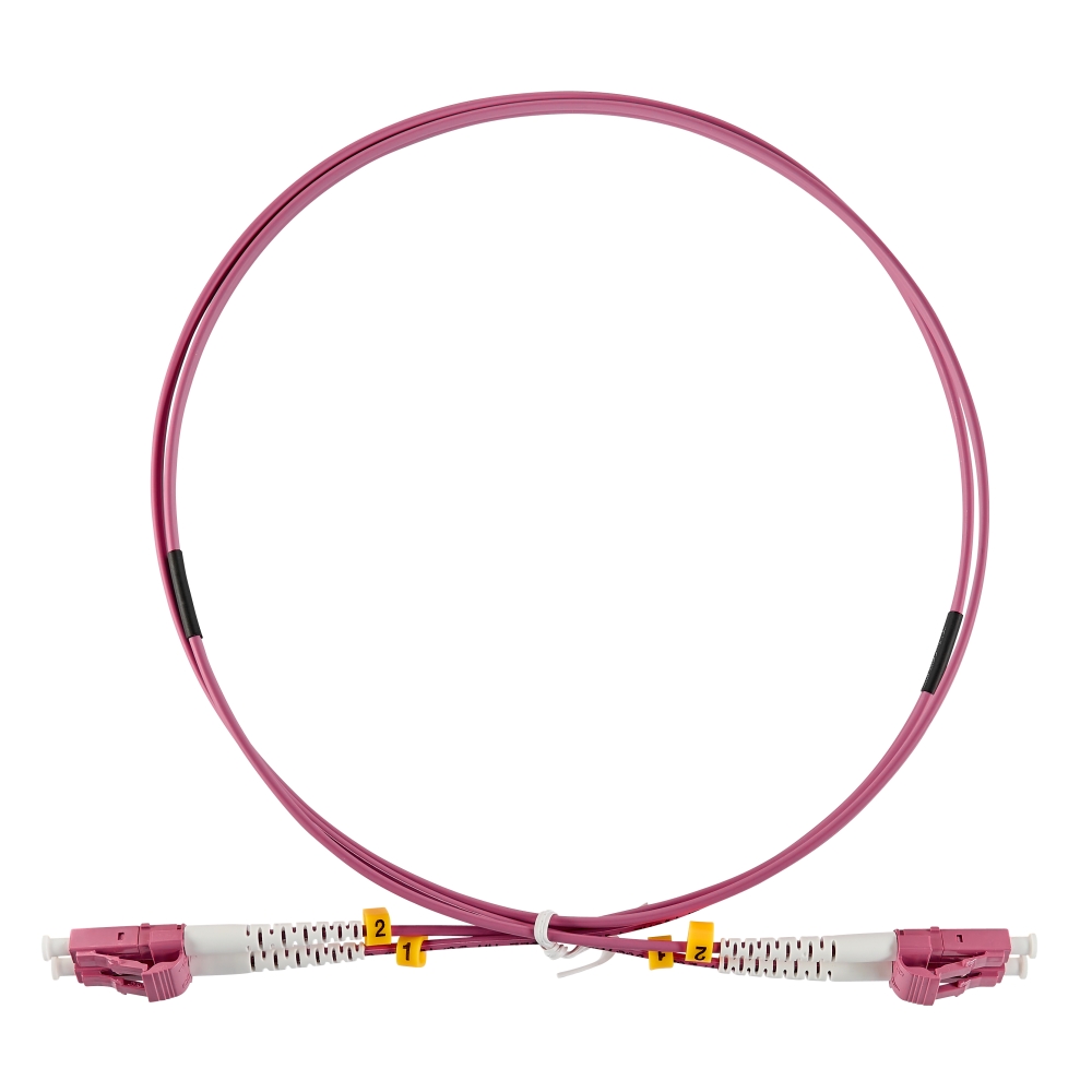 Patchcord Duplex LC/UPC - LC/UPC, 50/125&micro;m OM4, 1.0m