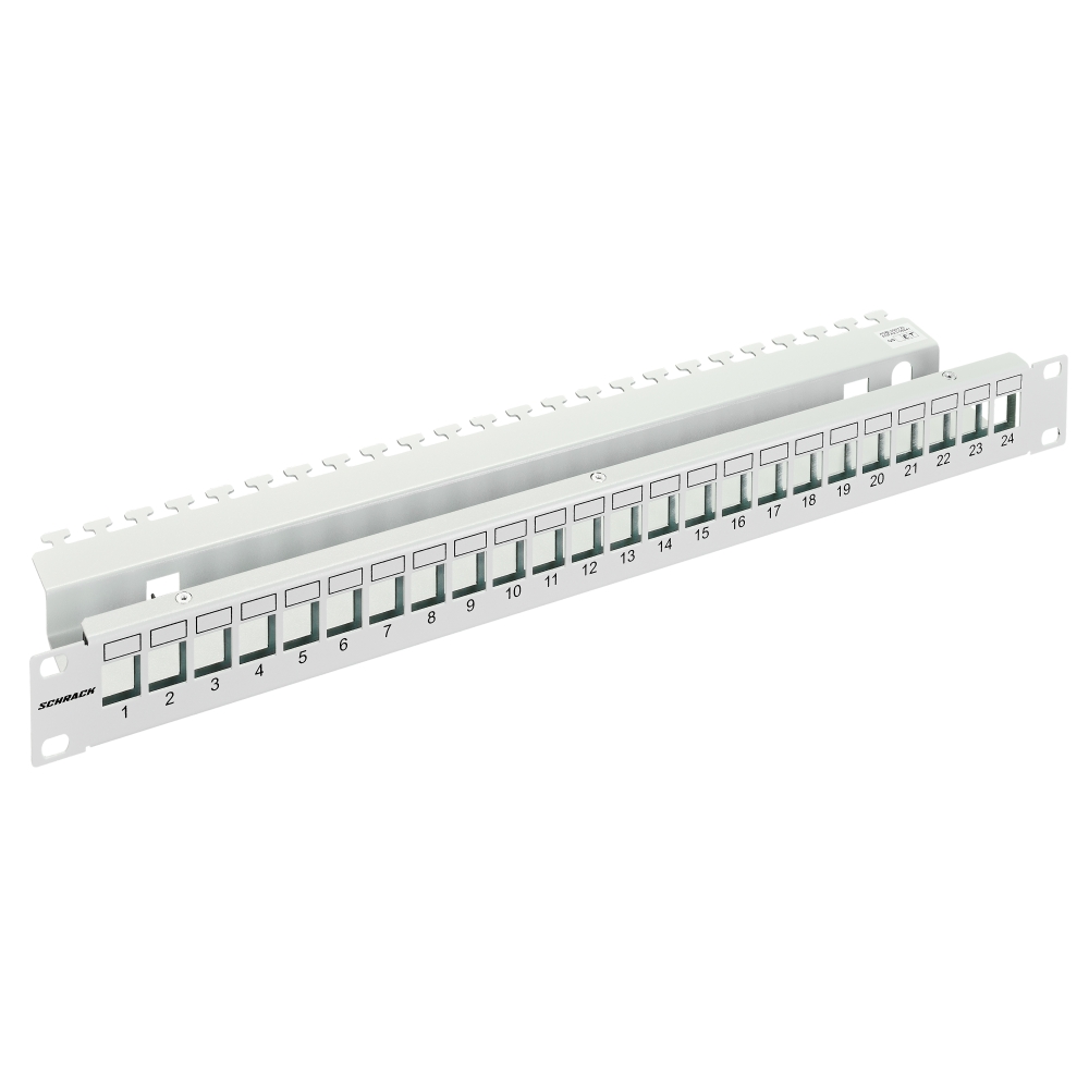 Patchpanel gol 19" pentru 24 module (SFA)(SFB), 1U, RAL7035