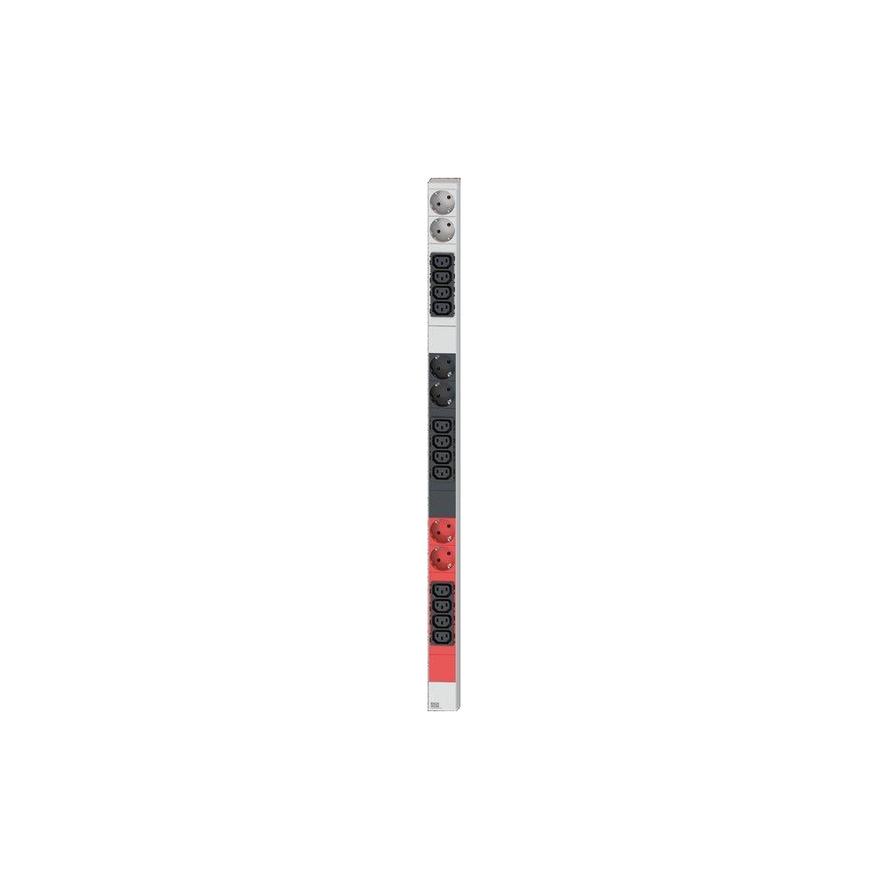 PDU IT METER LINE pasiv, IN:1xCEE 16A,OUT:12xC13,6xSchuko