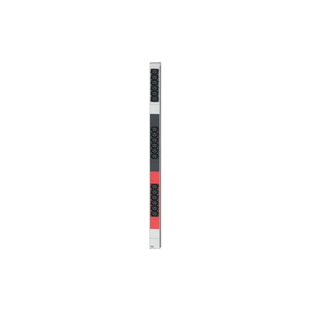 PDU IT METER LINE pasiv, IN: 1xCEE 16A roşu, OUT: 18xprize C