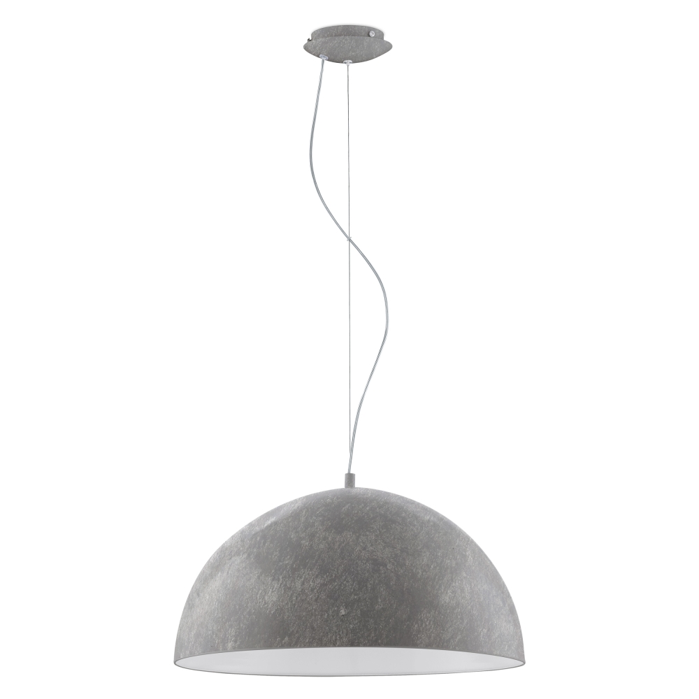 Pendant luminaire "Gaetano" 60W betongrey IP20