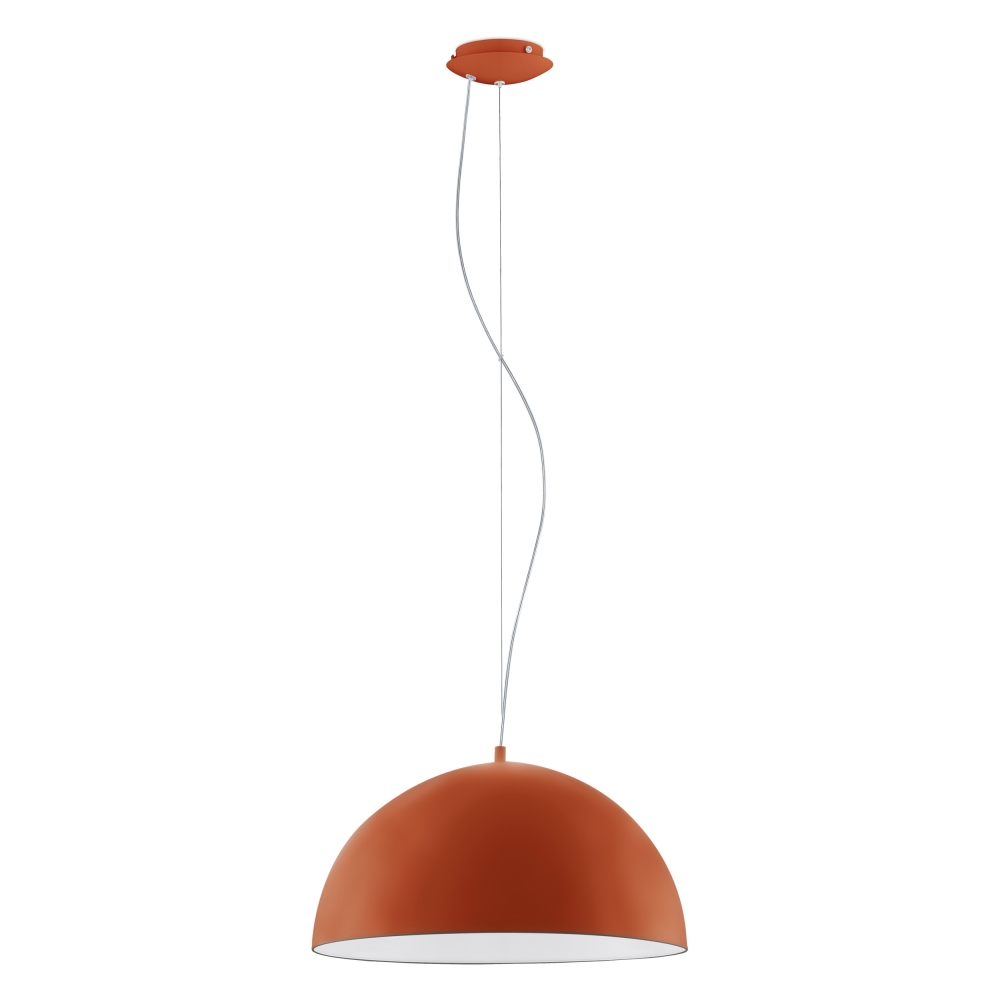 Pendant luminaire "Gaetano" 60W orange IP20