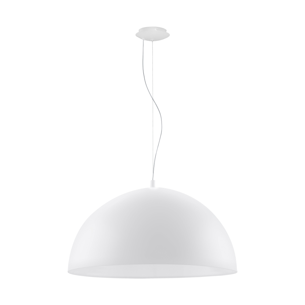 Pendant luminaire "Gaetano" 60W white IP20