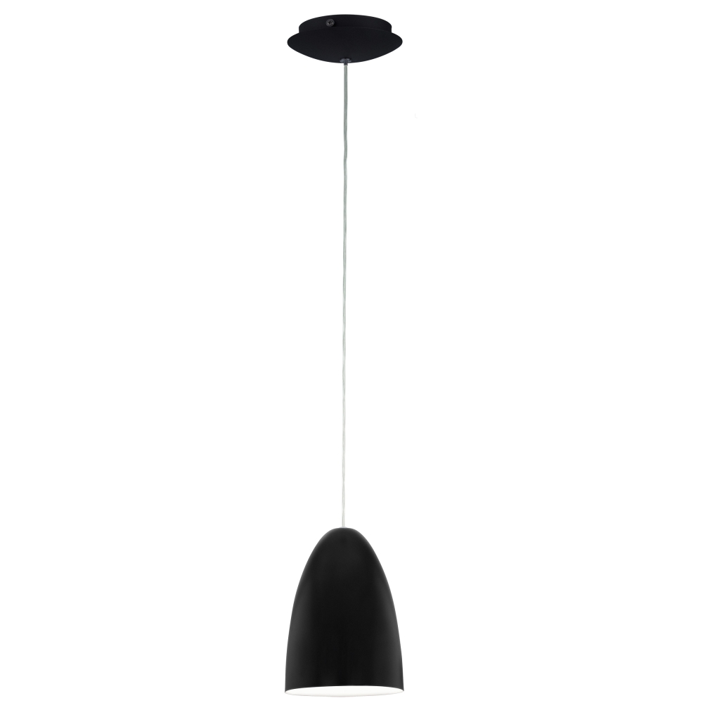 Pendant luminaire "Sarabia" 60W black IP20