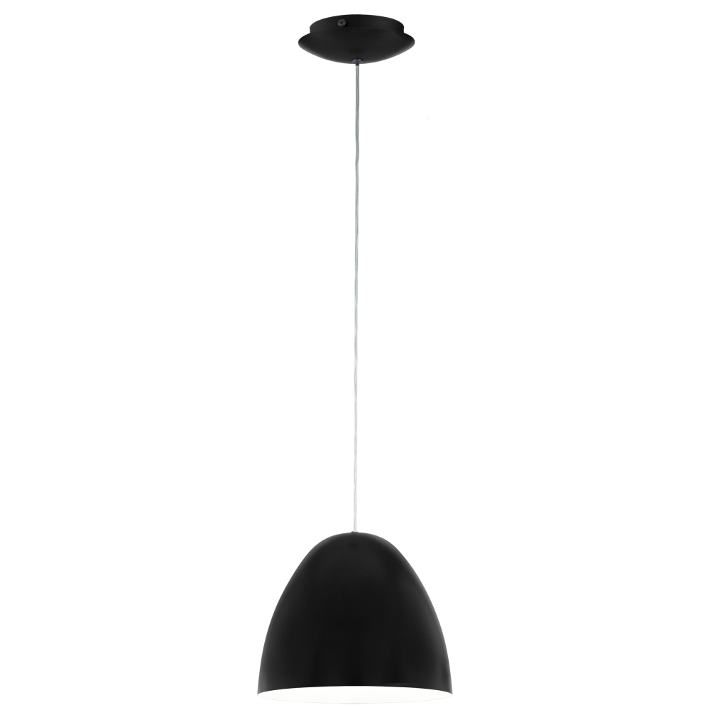 Pendant luminaire "Sarabia" 60W black IP20