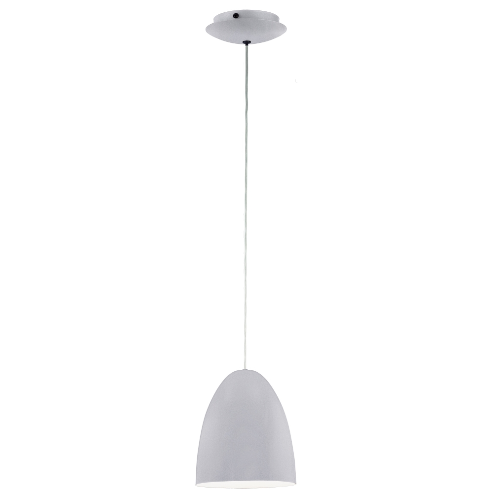 Pendant luminaire "Sarabia" 60W silver IP20