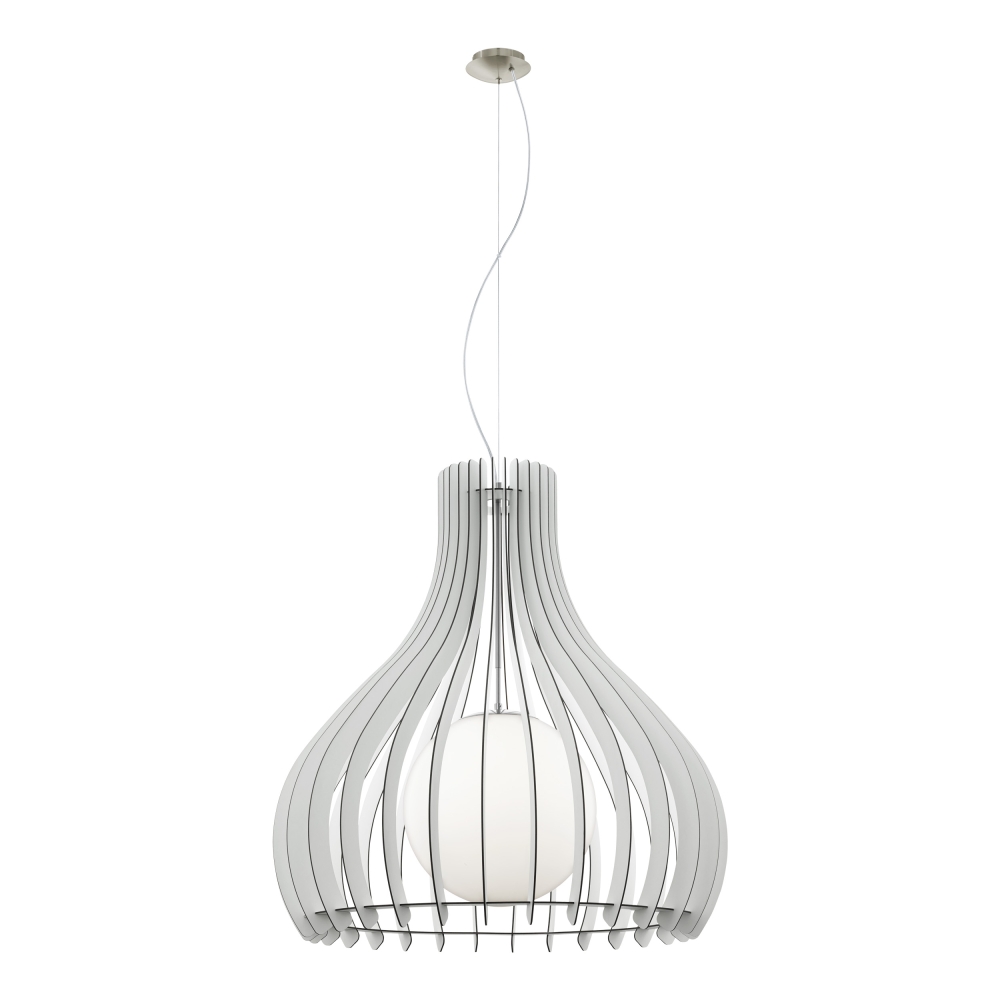 Pendant luminaire "Tindori" &Oslash;1000 60W white IP20